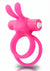 Charged Ohare XL Silicone USB Rechargeable Wearable Rabbit Vibrating Cock Ring Pink (Individual - Pink - XLarge