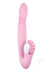 Devine Vibes Orgasm Wheel and Stroker Rechargeable Silicone Dual Vibrator - Pink