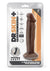 Dr. Skin Plus Posable Dildo - Chocolate - 6in