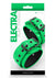 Electra Play Things Pu Leather Ankle Cuffs - Green
