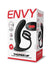 Envy Toys Thumbs Up Remote Controlled Rechargeable Silicone P-Spot Vibrator and Dual Stamina Ring - Black
