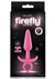 Firefly Prince Silicone Butt Plug - Glow In The Dark/Pink - Small