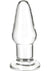 Glas Glass Butt Plug - Clear - 3.5in