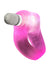 Glowdick Silicone Cockring with Led - Pink Ice - Pink