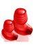 Glowhole 1 Hollow Buttplug with Led Insert - Small - Red Morph