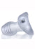 Glowhole 2 Light Up Hollow Silicone Buttplug - Cool Ice - Large