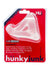Hunkyjunk Slingshot Silicone 3 Ring Teardrop Cock Ring - Clear/Clear Ice