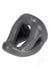 Hunkyjunk Slingshot Silicone 3 Ring Teardrop Cock Ring - Gray/Grey