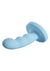 Jaspar Silicone Curved Dildo with Suction Cup - Aqua/Blue - 6in