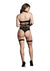 Le Desir Shade Ananke Xii Three Piece with Choker, Bandeau Top and Pantie with Garters