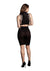 Le Desir Shade Kala Xxxvii Two Piece with Turtleneck, Crop Top and Skirt