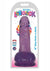 Lollicock Slim Stick Dildo with Balls - Grape Ice/Purple - 6in