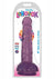 Lollicock Slim Stick Dildo with Balls - Grape Ice/Purple - 8in
