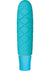 Luxe Cozi Siliconemini Vibrator - Aqua/Blue