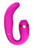 My G Rechargeable Silicone Double Stimulation Vibrator - Magenta/Purple