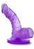 Naturally Yours Mini Dildo with Balls - Purple - 4.75in