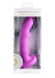 Nautia Silicone Curved Dildo with Suction Cup - Fuchsia/Pink - 8in