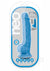 Neo Dual Density Dildo with Balls - Blue/Neon Blue - 7.5in