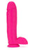 Neo Elite Silicone Dual Density Dildo with Balls - Pink - 10in