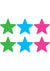 Neon Star - Blue/Green/Pink - 3pk