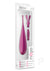 Noje Quiver Lily Clitoral Stimulator Rechargeable Silicone Vibrator with Two Heads - Pink