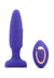 Nu Sensuelle Andii Fino Roller Motion Rechargeable Silicone Anal Plug with Remote Control - Purple/Ultra Violet