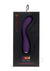 Nu Sensuelle Lola Nubii Flexibile Rechargeable Silicone Warming Vibrator - Purple/Silver