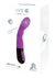 Nyx 2.0 Rechargeable Silicone G-Spot Dildo - Black/Purple