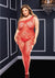 Off The Shoulder Bodystocking - Red - Queen