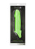 Ouch! Smooth Thick Stretchy Penis Sleeve - Glow In The Dark/Green
