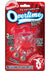 Overtime Silicone Vibrating Cock Ring Waterproof - Red