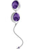 OVO L1 Silicone Love Balls Waterproof - Lilac/Purple/White