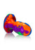 Oxballs Honcho-1 Silicone Anal Plug - Rainbow - Small