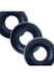 Oxballs Ringer Plus+ Silicone Cock Ring (3 Pack) - Night Edition - Black