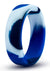 Performance Silicone Camo Cock Ring - Blue Camouflage - Blue