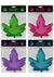 Pot Leaf Ashtry - Assorted Colors - 4 Pack