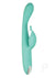 Princess Petite Pleasure Silicone Rechargeable Dual Stimulating Vibrator - Aqua/Green