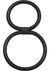 Quick Release Double Helix Cock Ring - Black