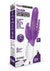 Rabbit Essential Silicone Rechargeable Double Penetration Rabbit Vibrator - Purple