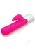 Rabbit Essentials Silicone Rechargeable Thrusting Rabbit Vibrator - Hot Pink/Pink