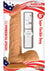 Real Skin All American Whoppers Vibrating Dildo with Balls - Vanilla - 8in