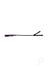Rouge Fifty Times Hotter Short Riding Crop Slim Tip - Purple - 20in
