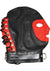 Rouge Leather Mask with D Ring and Lock Strap - Black/Red