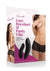 Secrets Lace Boyshort and Rechargeable Remote Control Panty Vibe - Black - One Size