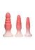Simply Sweet Silicone Butt Plug - Pink - Set