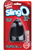 Sling O Silicone Ring with Contoured Sling Waterproof - Black - 6 Each Per Box