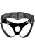 Strap U Bodice Corset Style Strap-On Harness - Black