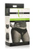 Strap U Lace Envy Black Crotchless Panty Harness - Black - 3XLarge