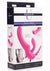 Strap U Regal Rider Vibrating Silicone Strapless Strap-On Triple G 6in Dildo - Purple