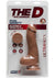 The D Master D Ultraskyn Dildo with Balls - Brown/Caramel - 7.5in
